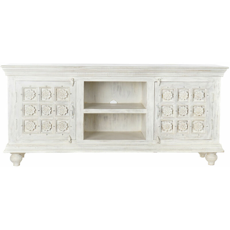 

Mueble de TV DKD Home Decor Blanco Madera (153 x 42 x 69 cm)