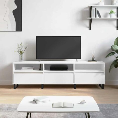 Mueble de TV madera contrachapada 150x30x44,5 cm