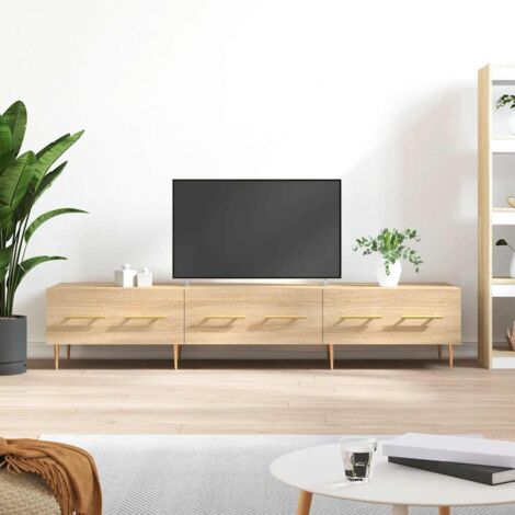 Mueble de TV madera de ingeniería roble  150x36x30 cm