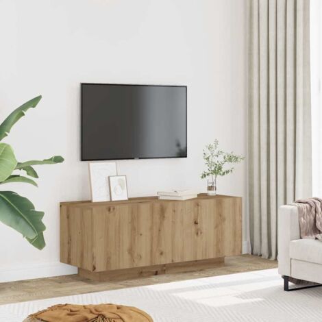 Mueble de TV madera de ingeniería roble artisan 100x35x40 cm vidaXL