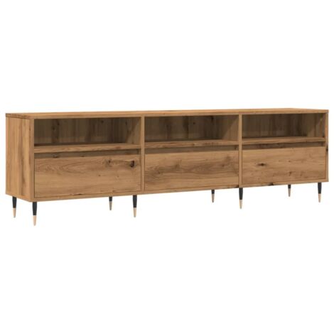 Mueble de TV madera de ingeniería roble artisan 150x30x44,5 cm vidaXL