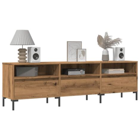 Mueble de TV madera de ingeniería roble artisan 150x30x44,5 cm vidaXL