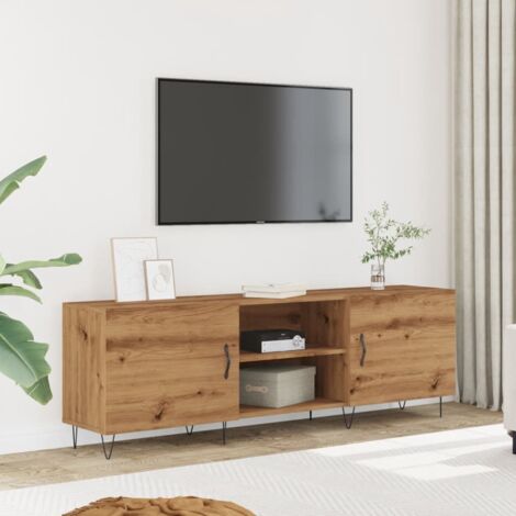 Mueble de TV madera de ingeniería roble artisan 150x30x50 cm vidaXL