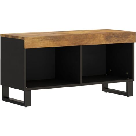 Mueble de TV madera maciza de mango 85x33x43,5 cm vidaXL