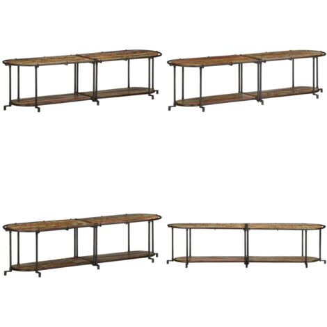 Mueble de TV madera maciza reciclada 160x42x40 cm - Madera reciclada - Almacenamiento