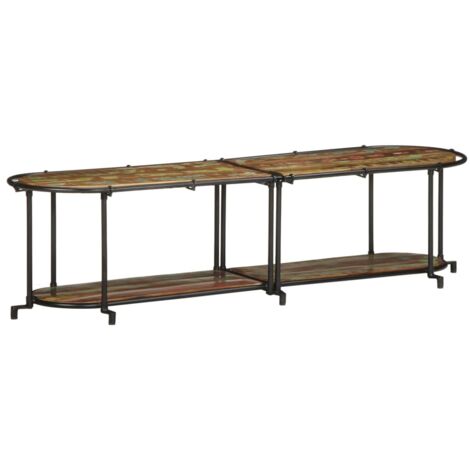 Mueble de TV madera maciza reciclada 160x42x40 cm vidaXL