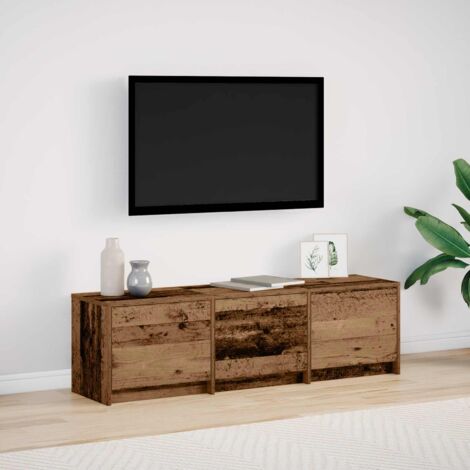 Mueble de TV Madera vieja 140 x 34 x 40 cm Madera de ingeniería