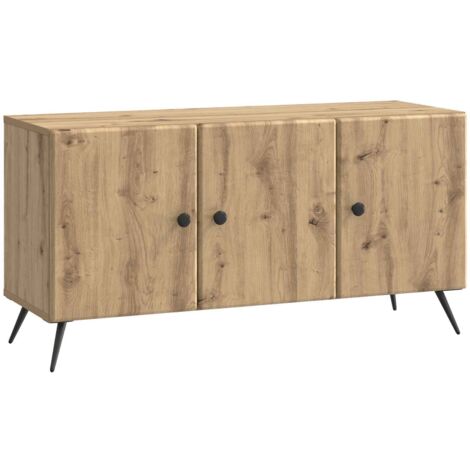 Mueble de TV Roble Artesanal 99 x 34,5 x 50 cm