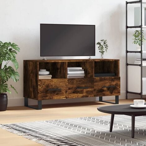 Maison Exclusive Muebles para TV 2 uds madera blanco brillo 80x31,5x36 cm