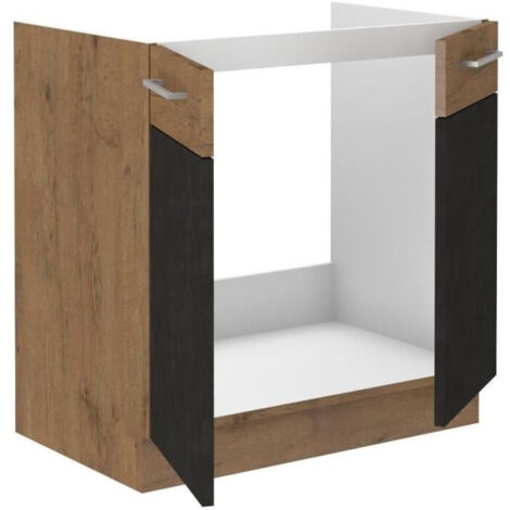 Mueble debajo del fregadero ROCK - L 80 cm