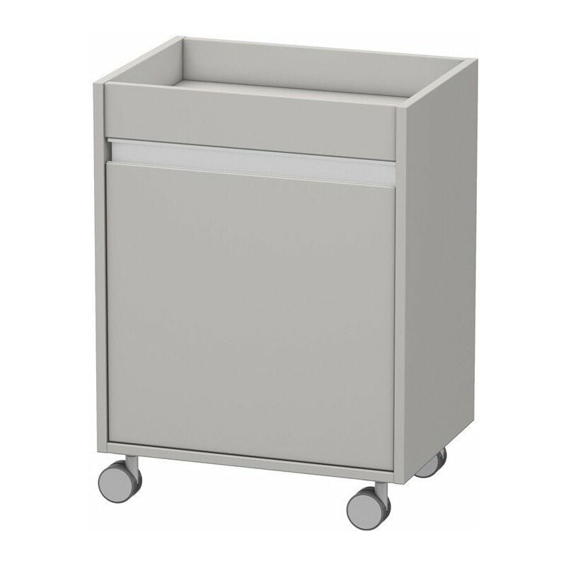 

Mueble Duravit KETHO con ruedas 360x500x670mm apertura derecha hormigón
