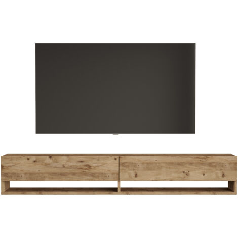 Mueble Elegante Tv Futura  Fr9 A 180 Cm Pino