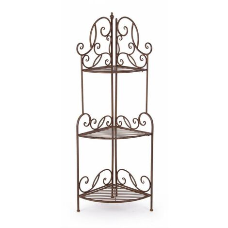 Mueble esquinero Melanie 3P marrón