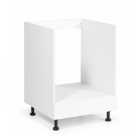 Mueble horno madera melamínico blanco h.82x60x59