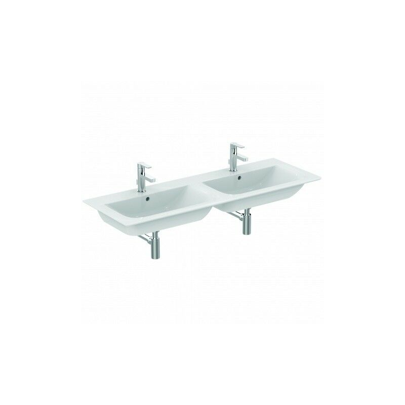 

Mueble Connect Air doble lavabo 1240mm E0273, color: Blanco con Ideal Plus - E0273MA - Ideal Standard