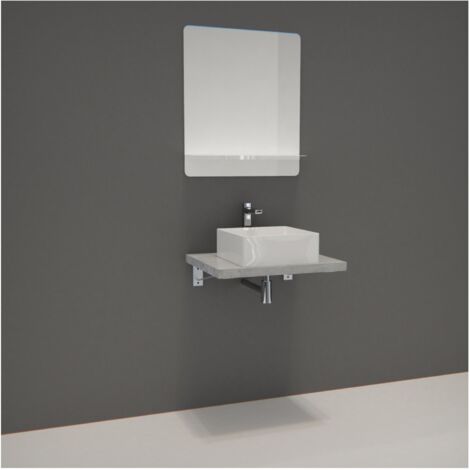 Mueble individual + lavabo + espejo WILL
