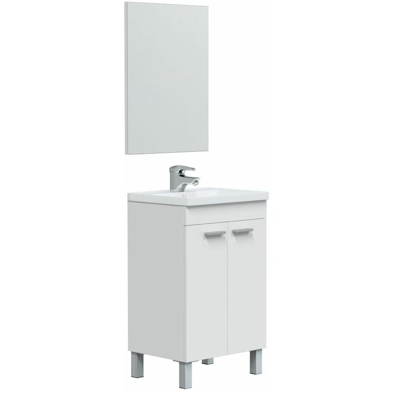 PLATSA armario con 4 puertas, blanco STRAUMEN espejo/FONNES blanco,  200x42x191 cm - IKEA