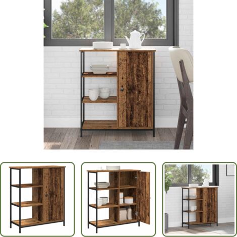 Mueble lateral -  Aparador Madera vieja 70 x 30 x 80 cm