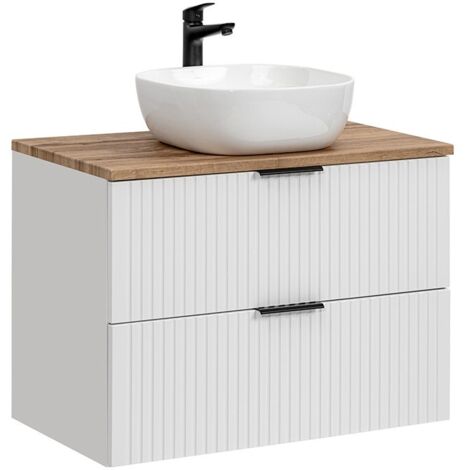 Mueble lavabo individual 80cm Adriel Blanco