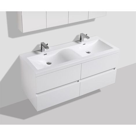Mueble lavabo + lavabo 144cm MONTADO SIENA Roble Claro