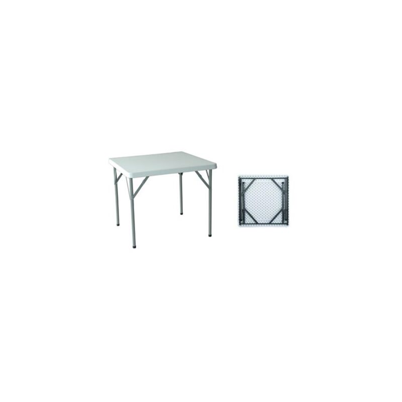 

mueble mesa cuadrada plegable 84x84x74 cm wxs088 - Mibricotienda