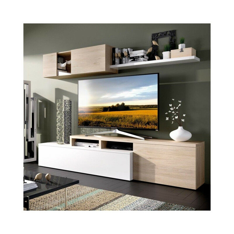 

Hd Deco - Conjunto Salon moderno, medidas:Alto:180cm - Ancho:200cm - Fondo:41cm