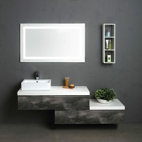 MUEBLE MODULAR DE PARED CON LAVABO DE BAÑO DE 180 CM