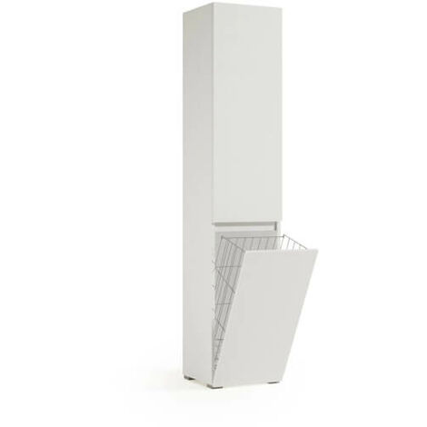 Mueble multiusos con cesto para la ropa blanca
