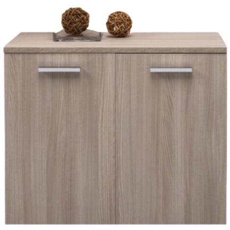 Mueble multiusos en madera de melamina para interior olmo cm 90xh80x45