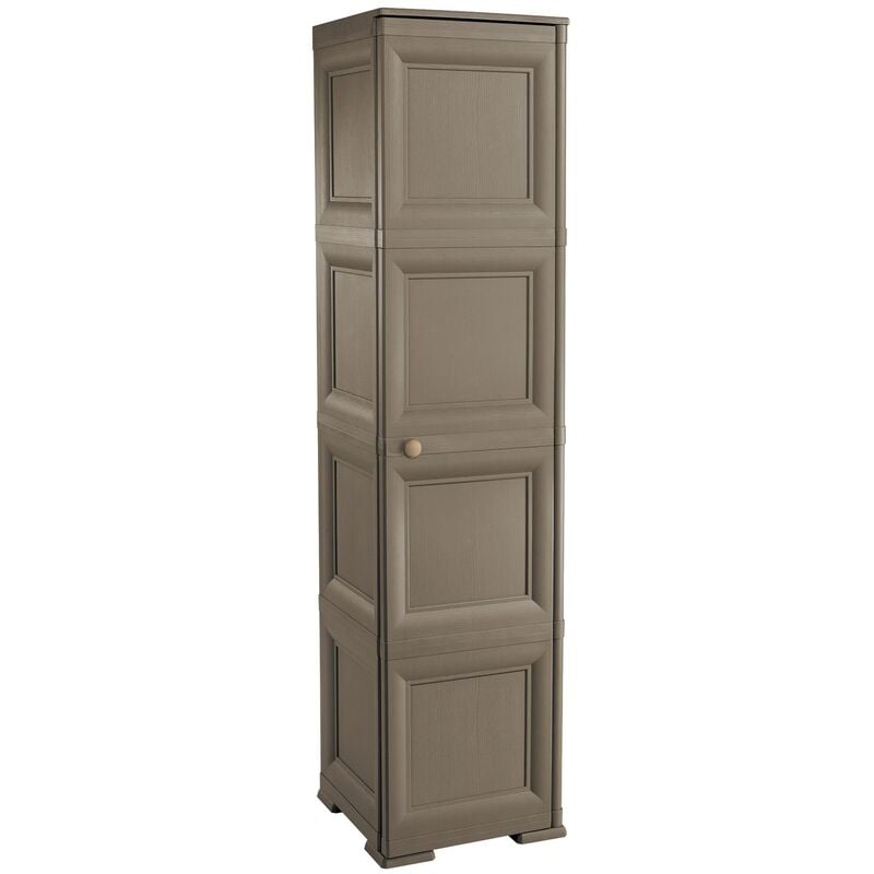 

Mueble Omnimodus - 4 módulos con puerta acabada en madera modelo Wengé