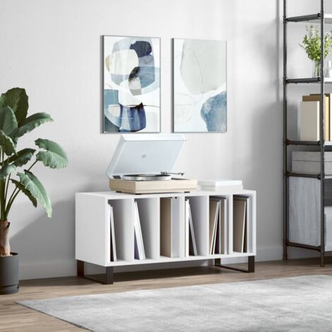 Mueble para discos madera contrachapada  100x38x48 cm