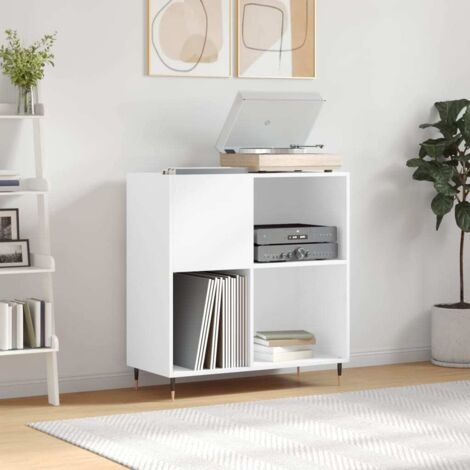Mueble para discos madera contrachapada  84,5x38x89 cm
