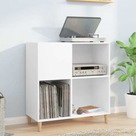 Mueble para discos madera contrachapada  84,5x38x89 cm