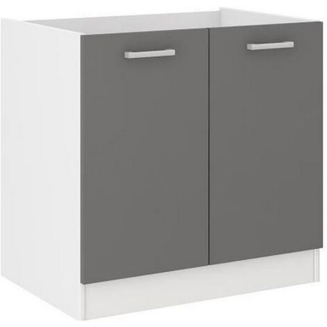 Mueble para fregadero Gris PVC Aglomerado (80 x 47 x 82 cm) 5902052820962 S7146628 BigBuy Home
