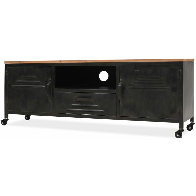 

Mueble para la televisión negro 120x30x43 cm - Negro