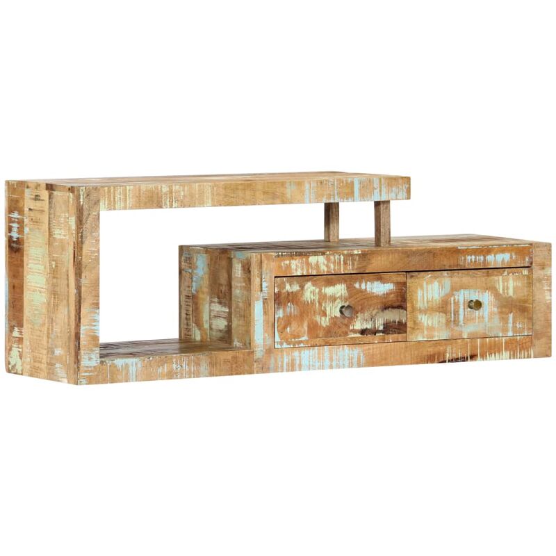 

Mueble para la TV 120x30x40 cm madera maciza reciclada - Marrón - Vidaxl
