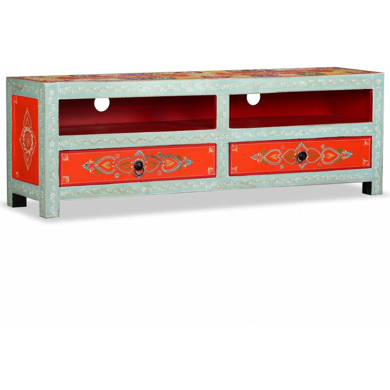 

Mueble para la TV de madera de mango maciza pintada a mano