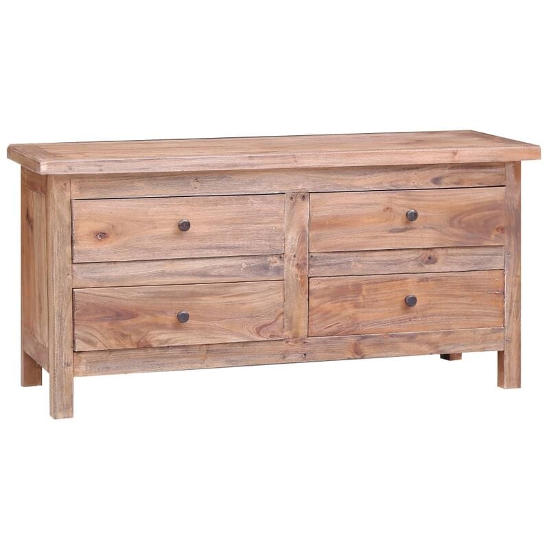 

Mueble para la TV de madera maciza reciclada 102x35x50 cm