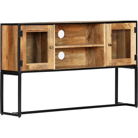 Mueble para la TV de madera maciza reciclada 120x30x75 cm vidaXL - Marrón