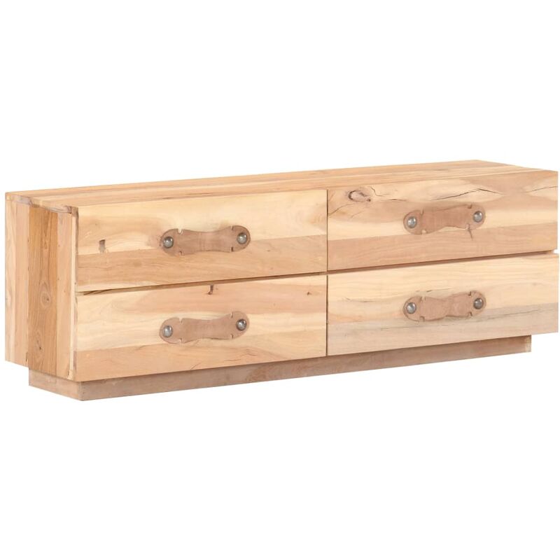 

Mueble para la TV de madera maciza reciclada - Marrón