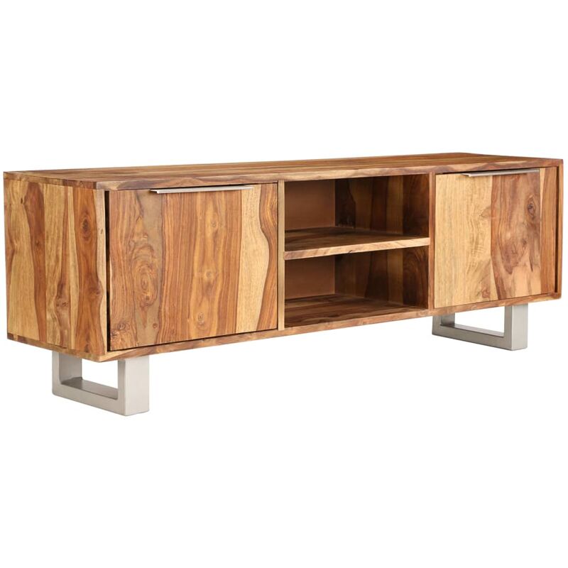 

Mueble para la TV madera de sheesham acabado miel 118x30x40 cm