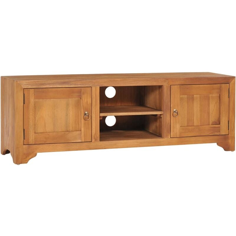 

Mueble para la TV madera de teca maciza 120x30x40 cm