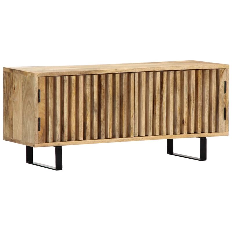 

Mueble para la TV madera maciza de mango 90x30x40 cm