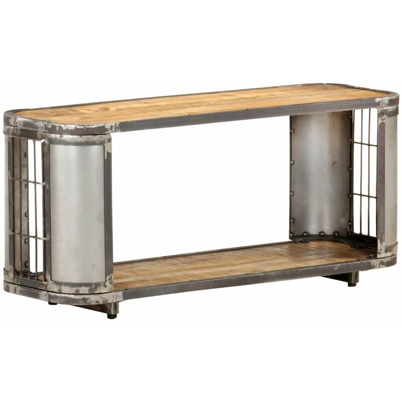 

Mueble para la TV madera maciza de mango 90x30x40 cm