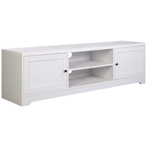Mueble para televisión Md-Ottavia 2 puertas acabado blanco, 160cm(ancho) 46cm(altura) 39.5m(fondo).