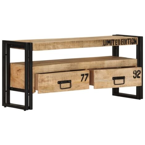 Mueble para TV 100x30x45 cm madera maciza de mango