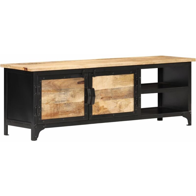

Mueble para TV 120x30x40 cm madera maciza de mango