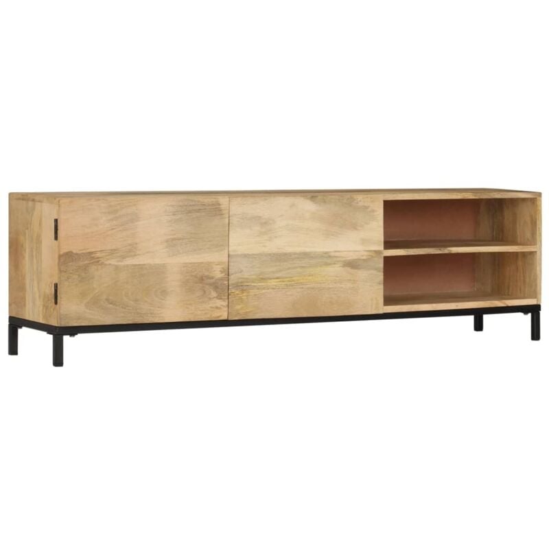 

Mueble para TV madera maciza de mango 145x30x41 cm - Marrón - Vidaxl