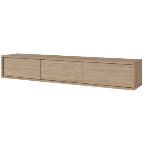 MEUBLORAMA Mueble para TV 180cm colección MAANUM. Color roble claro.