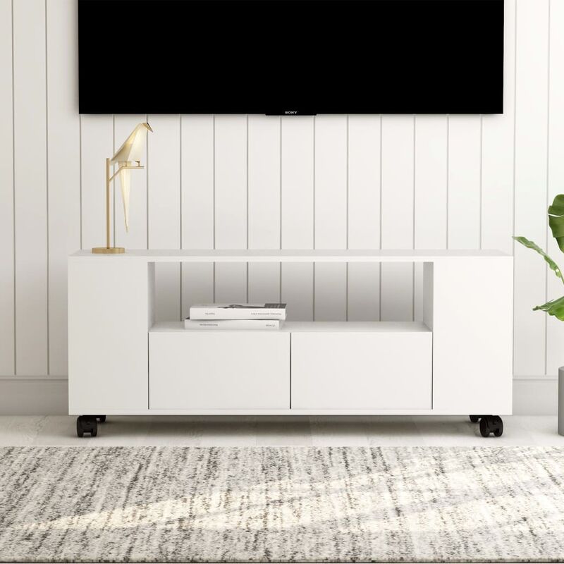 

Mueble para TV aglomerado blanco 120x35x43cm